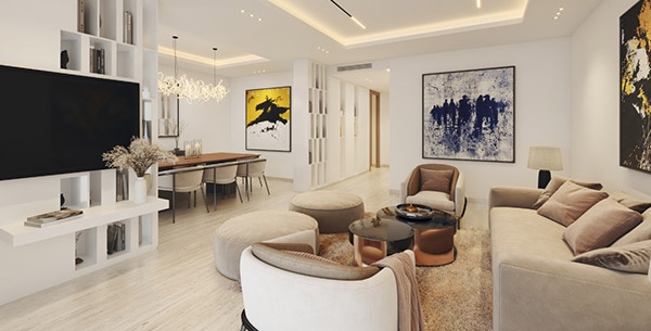 Appartements S+3 à vendre à La Goulette à La Résidence ATTIRIA par le promoteur immobilier EDIFIA