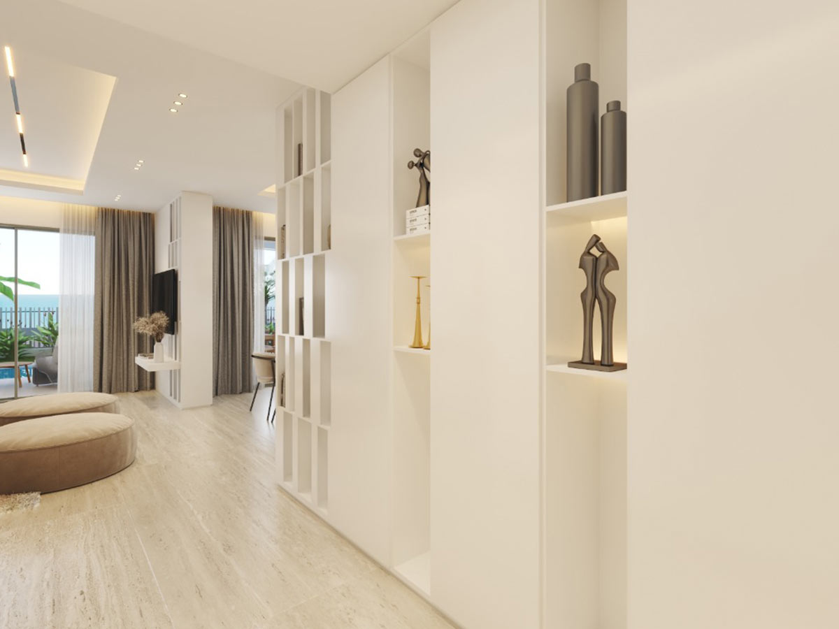 appartement S+3 à vendre au 3ème étage à la résidence Attiria à La Goulette